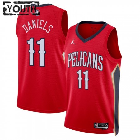 Dječji NBA Dres New Orleans Pelicans Dyson Daniels 11 Jordan 2022-23 Statement Edition Crvena Swingman
